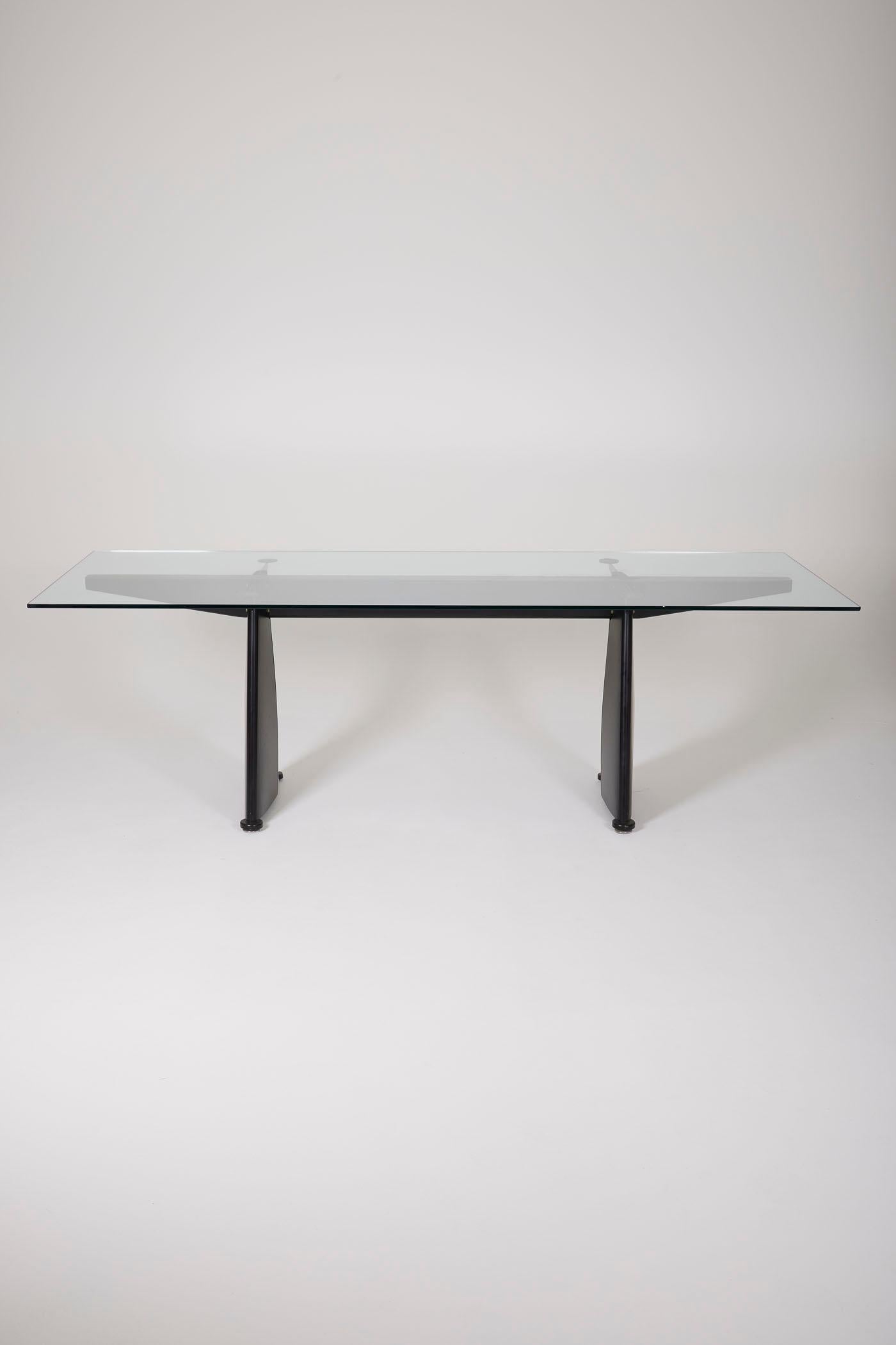 French Large dining table by Jean Prouvé For Sale