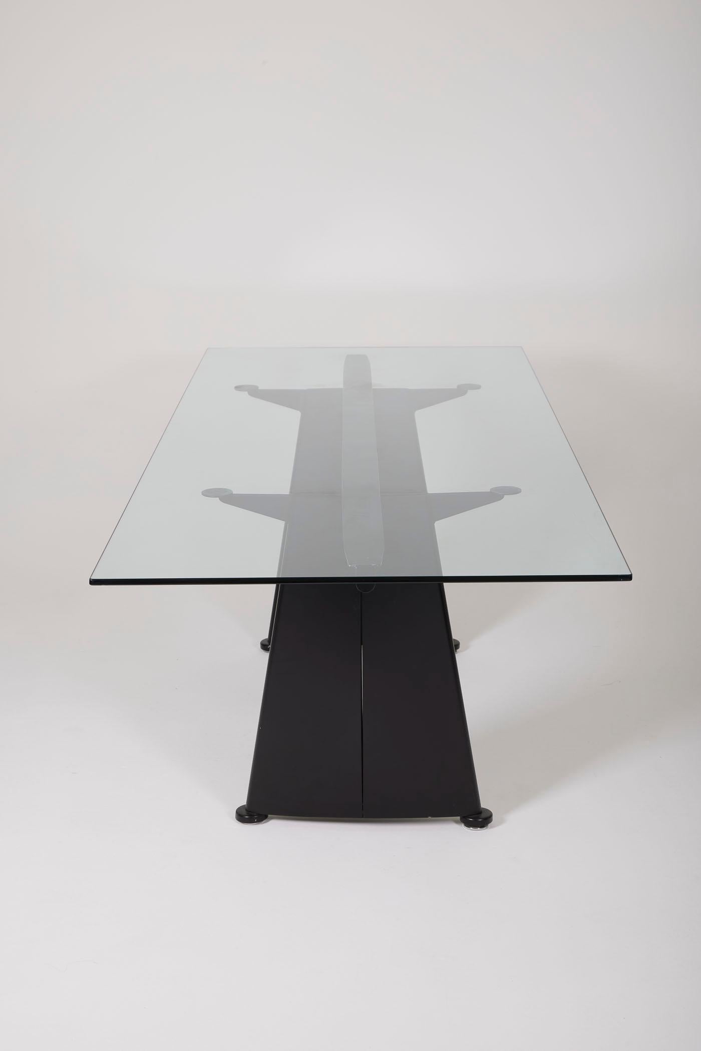 20th Century Large dining table by Jean Prouvé For Sale