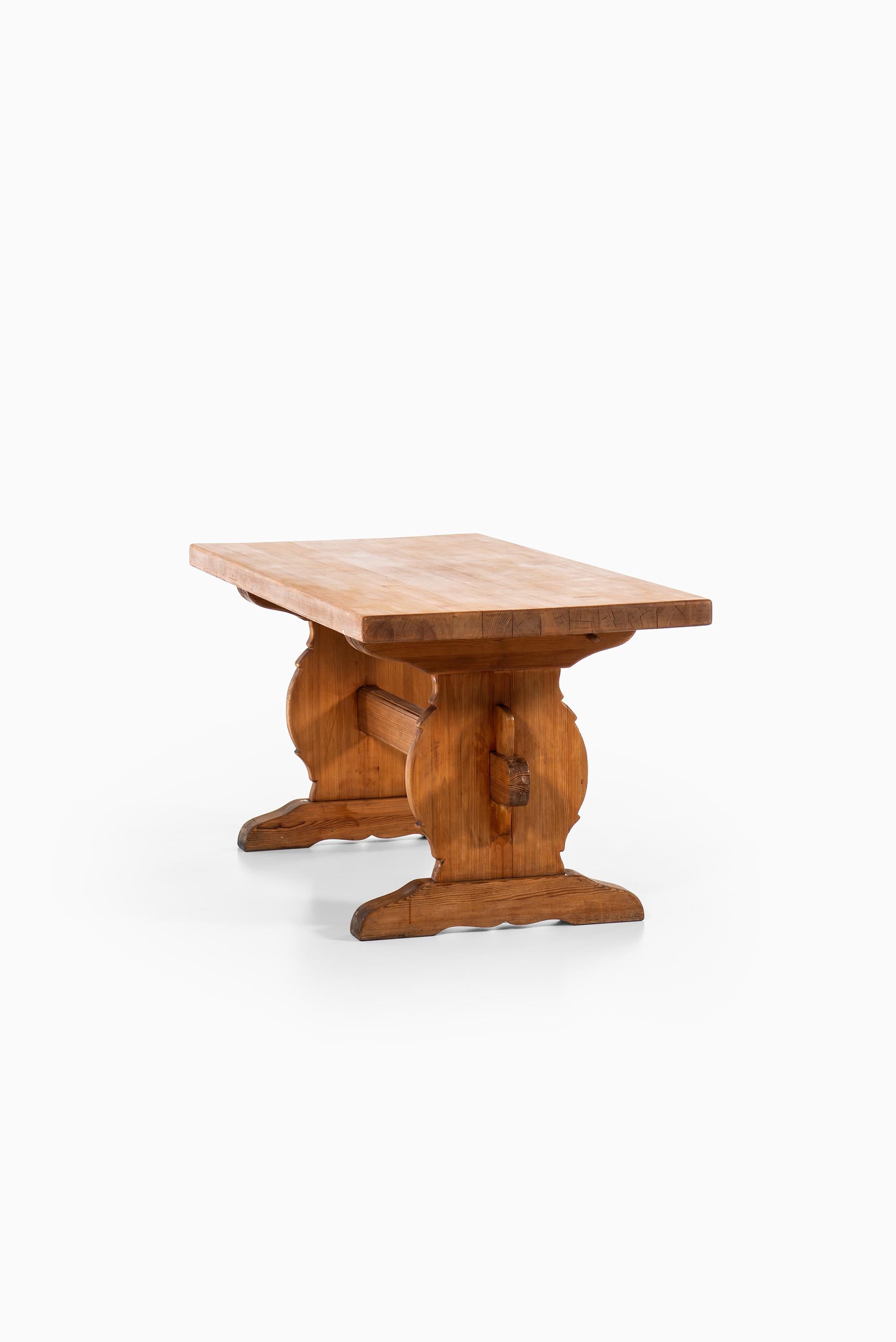 Large Dining Table in Pine Produced by Krogenæs in Norway 2