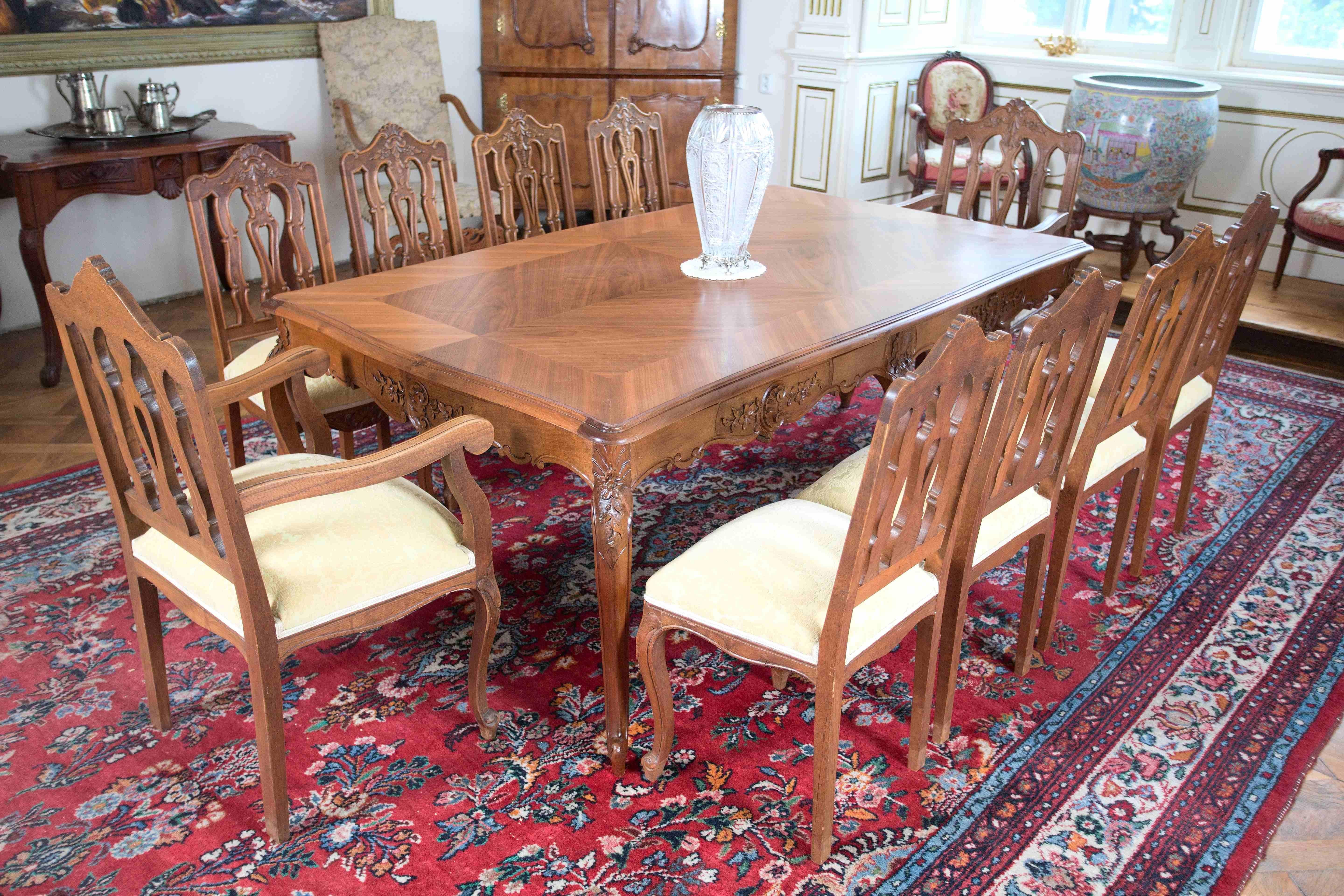 Large dining table Louis XV For Sale 2
