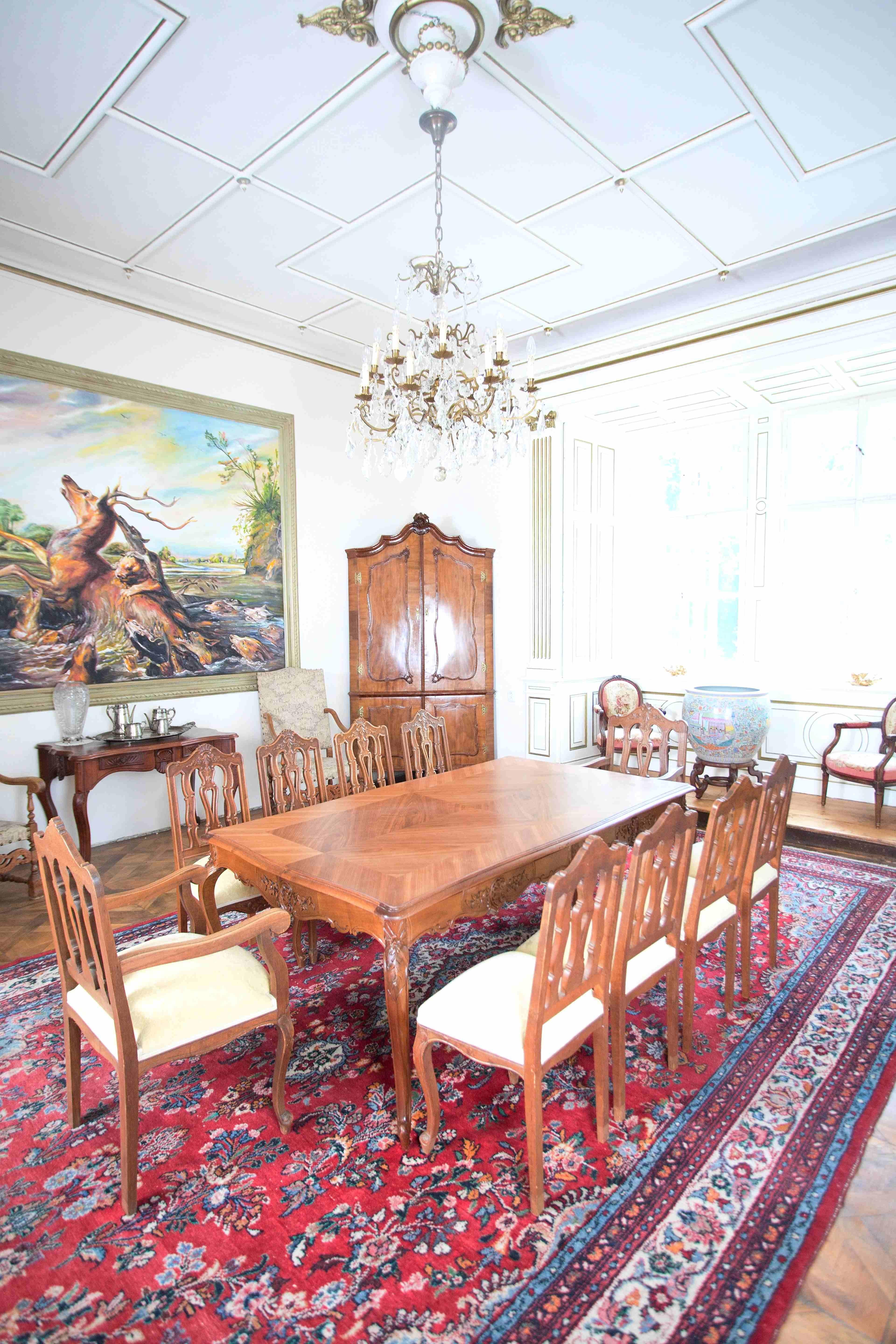 Gran mesa de comedor Luis XV Madera en venta