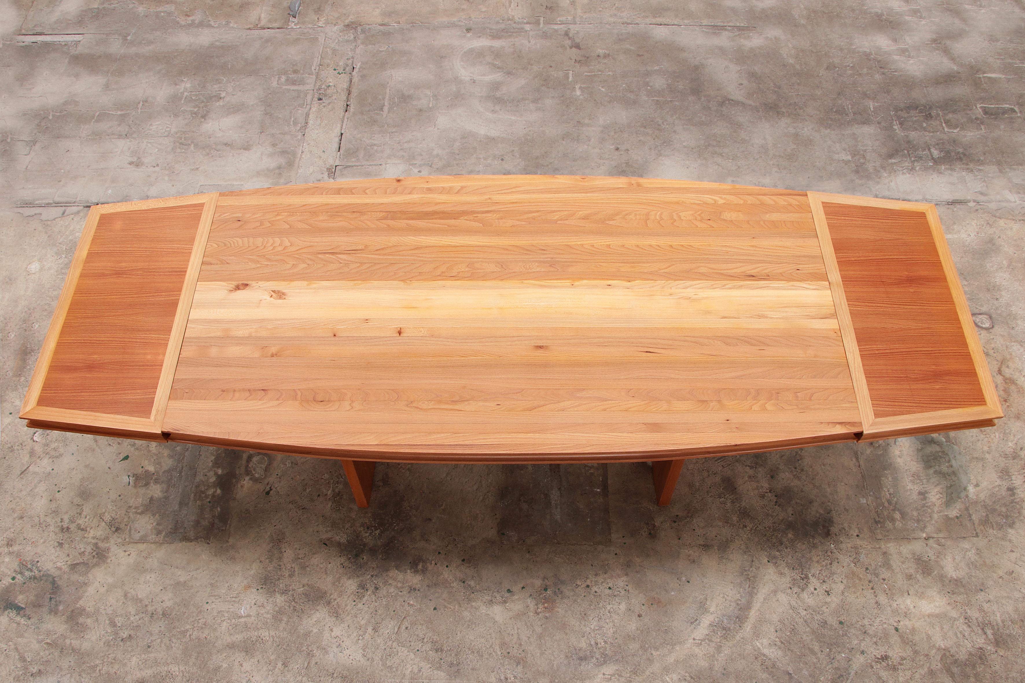 Mid-20th Century Large dining table or conference table in the style of Pierre Chapo, 1960 France For Sale