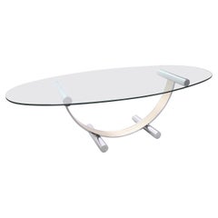 Large Dining Table Romeo Rega Hollywood Regency, 1970s