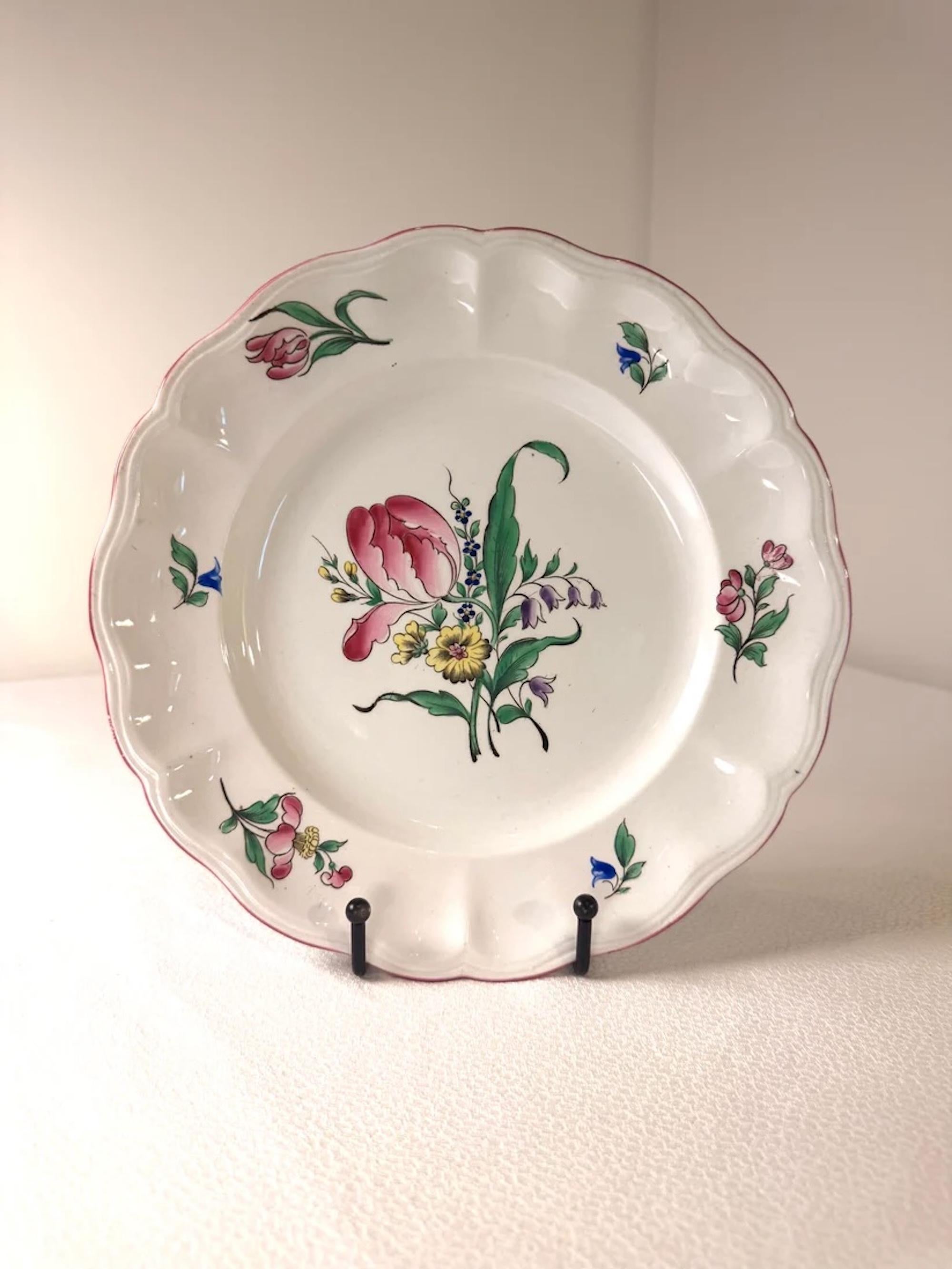 20th Century Large Dinnerware Set by Luneville, France, circa 1930 For Sale