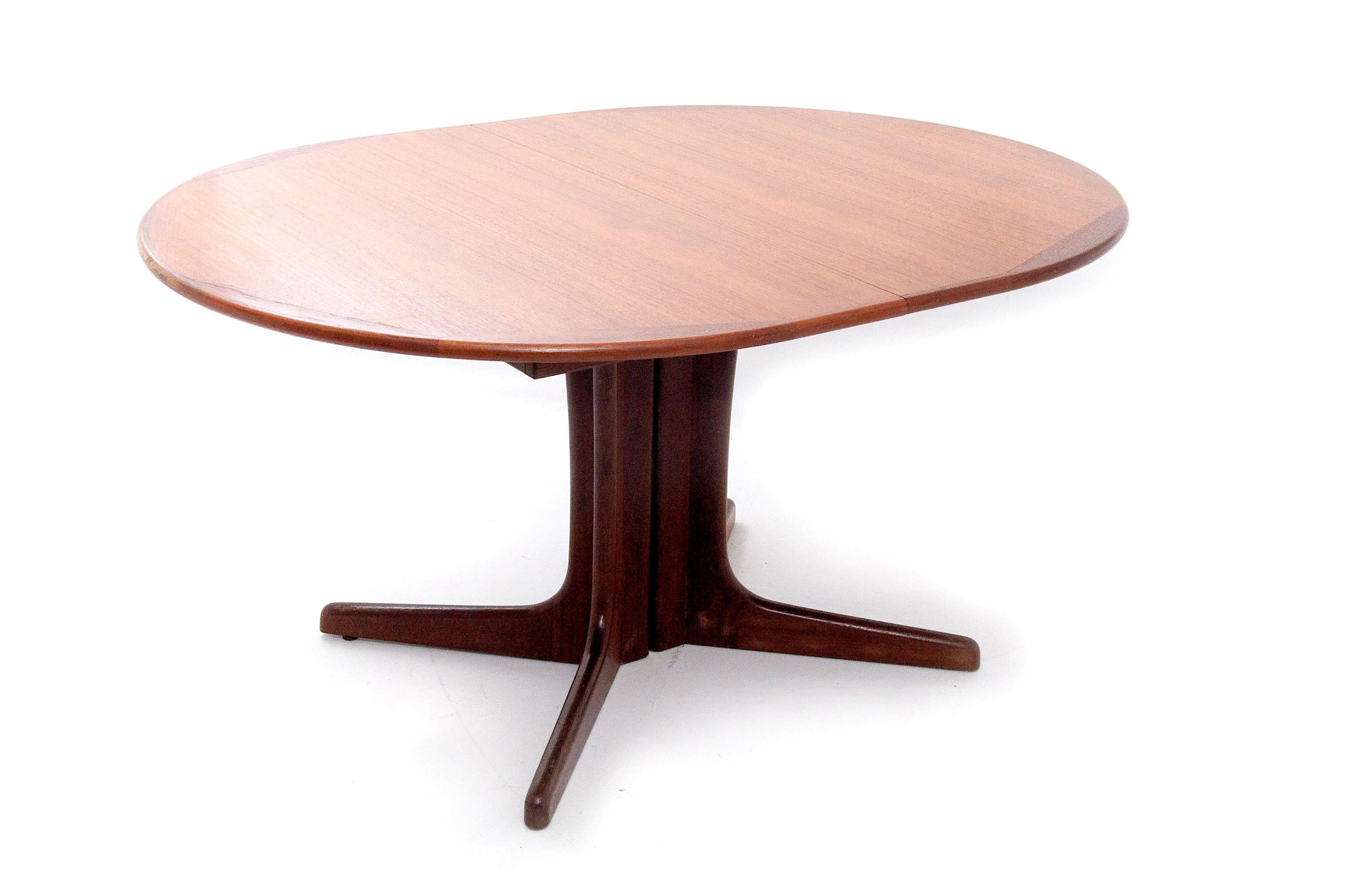 Large Dinning Table by Niels Otto Moller, in Teak, Denmark, 1960, Brown Color 4