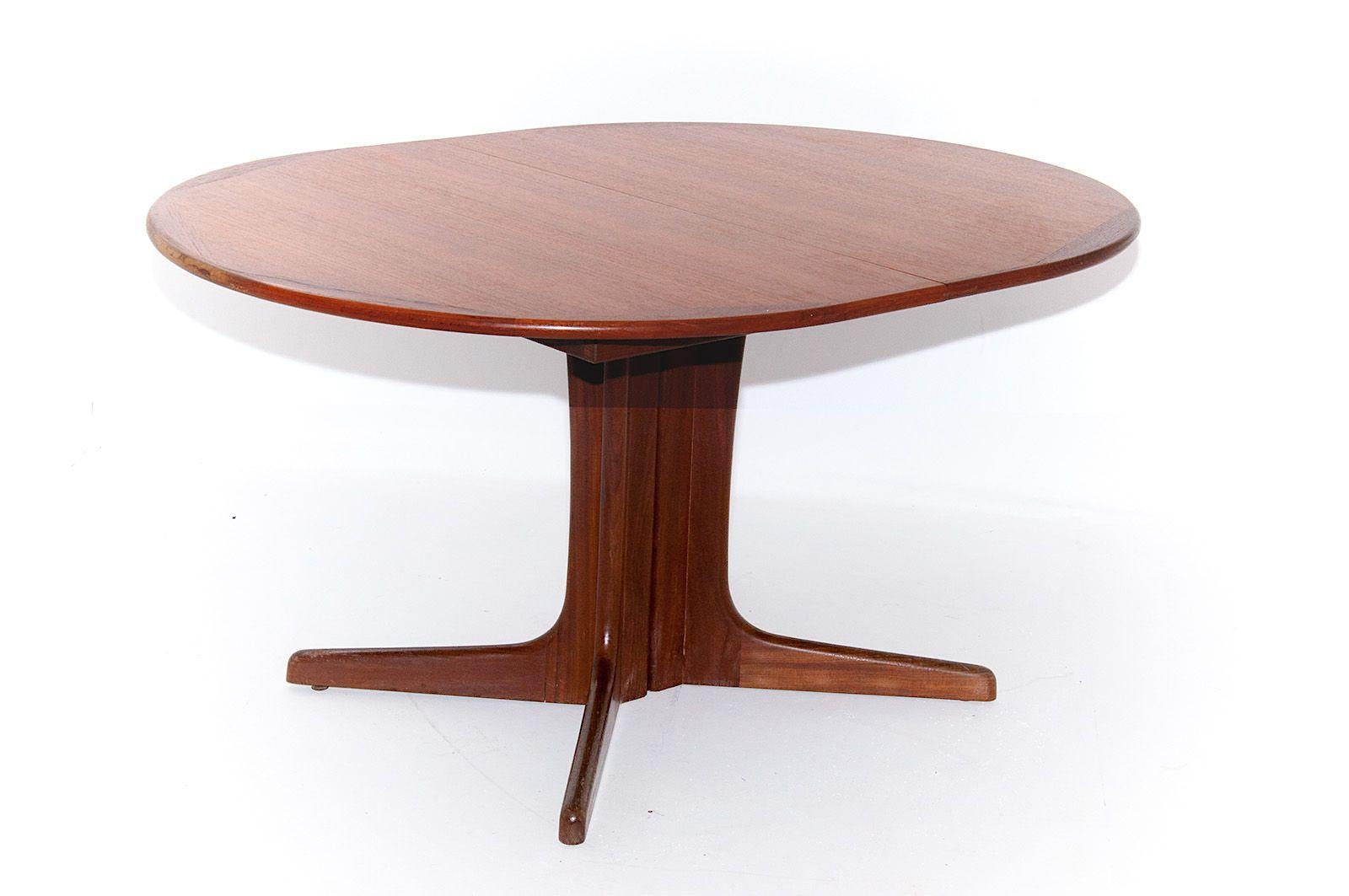 Large Dinning Table by Niels Otto Moller, in Teak, Denmark, 1960, Brown Color 6