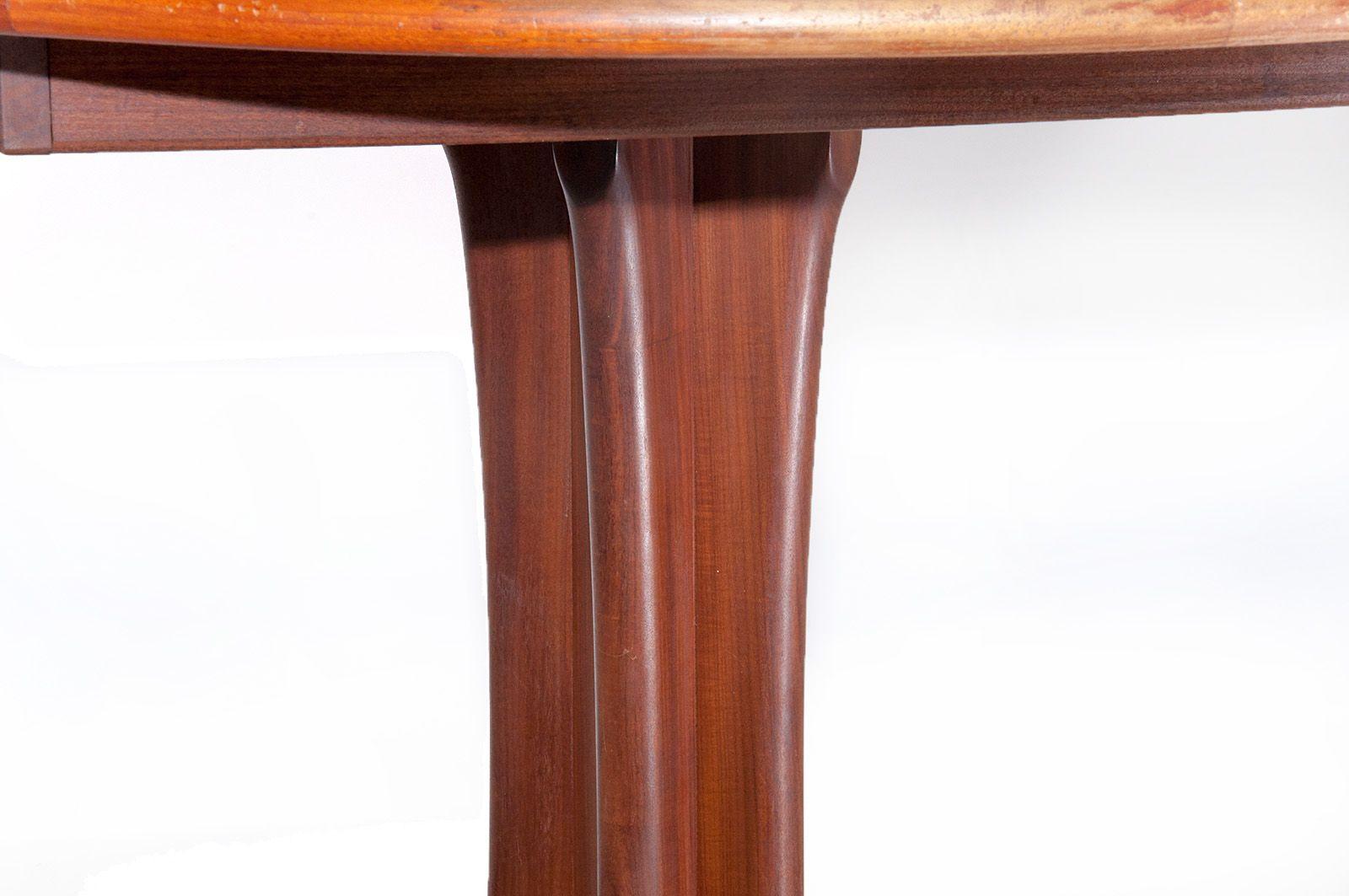 Danish Large Dinning Table by Niels Otto Moller, in Teak, Denmark, 1960, Brown Color