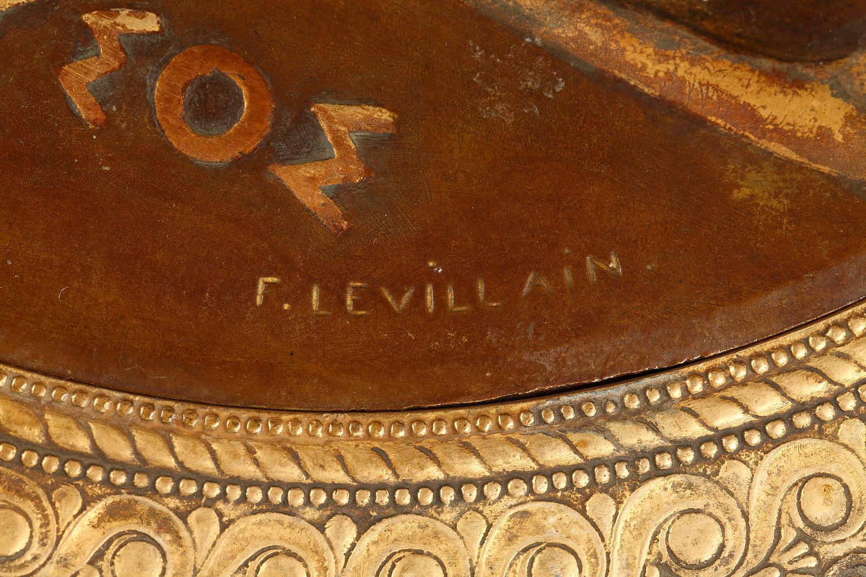 Large “Dionysos” Display Dish by F. Levillain and F. Barbedienne In Good Condition In PARIS, FR