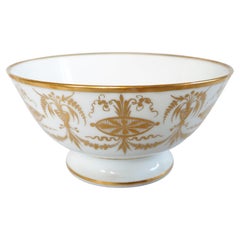 Large Directoire Paris porcelain biscuit bowl - Locré Manufacture, 19th century