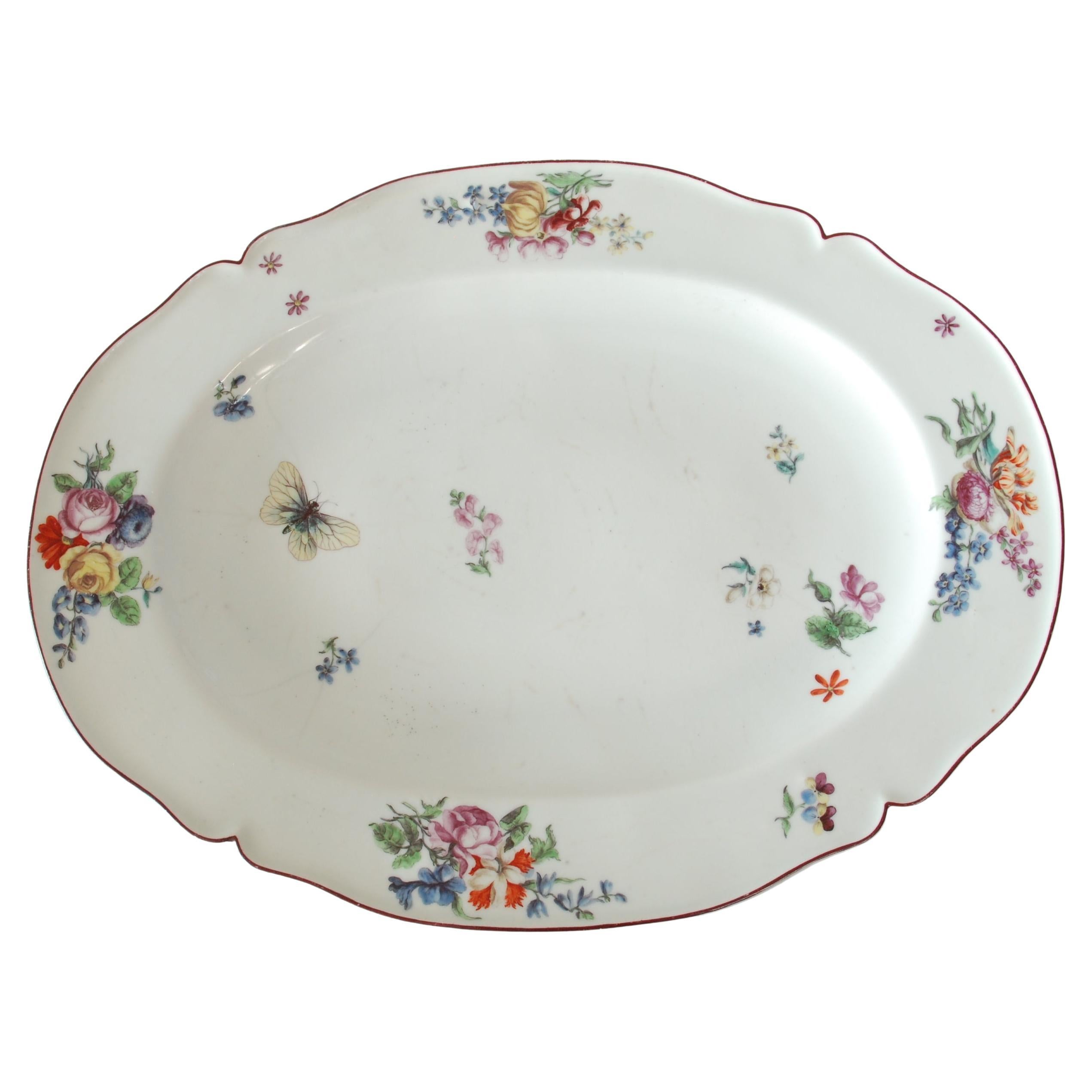 Large Dish, Chelsea, circa 1755 For Sale