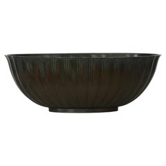Large Diskometal Bowl by Just Andersen, 1930s, Denmark