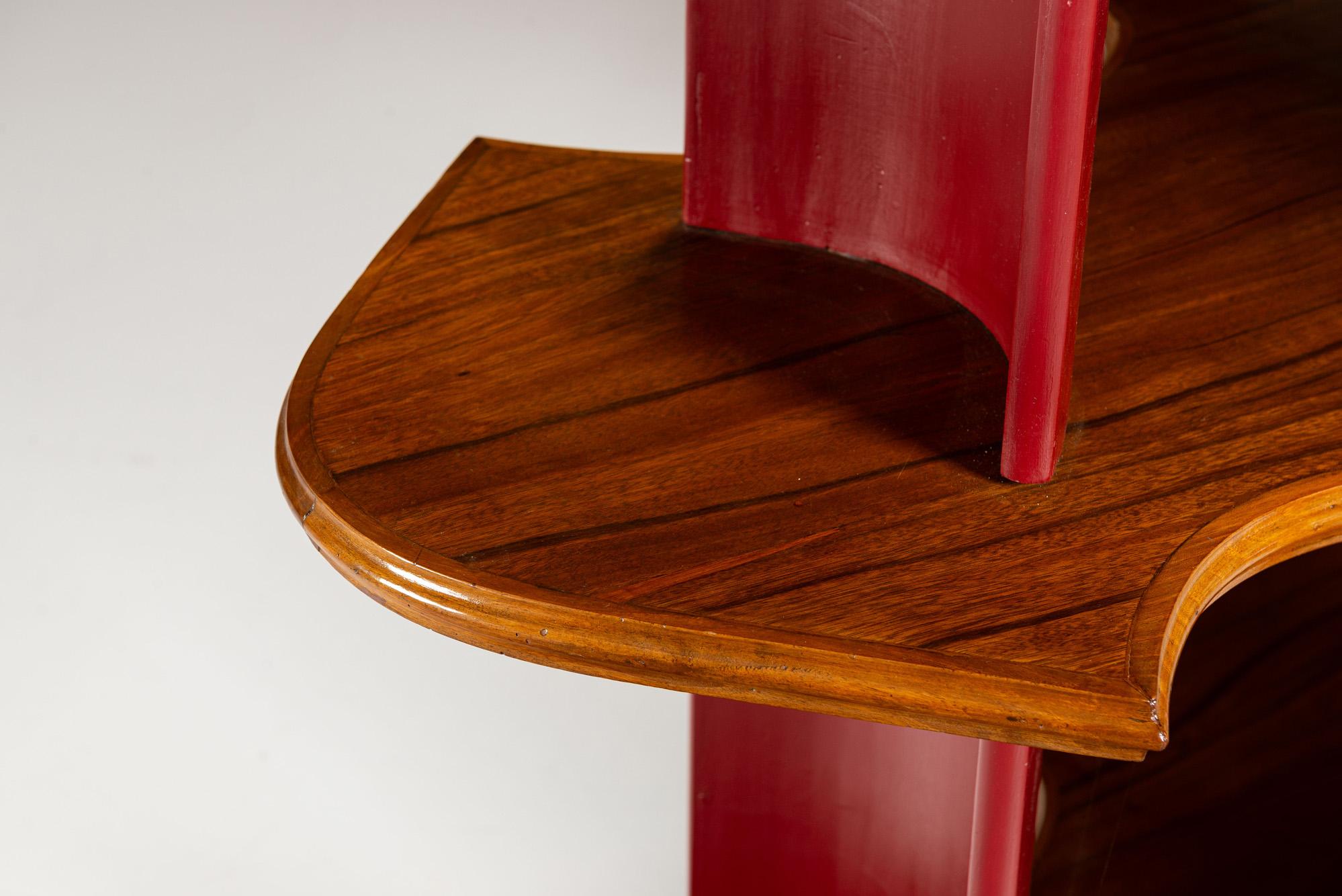 Gran vitrina de madera y laca attr. a Fantoni, Italia ±década de 1950 en venta 1