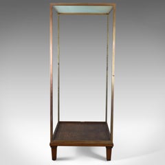 Large Display Case, Bronze, Museum Quality, Showcase, a. Edmonds & Co