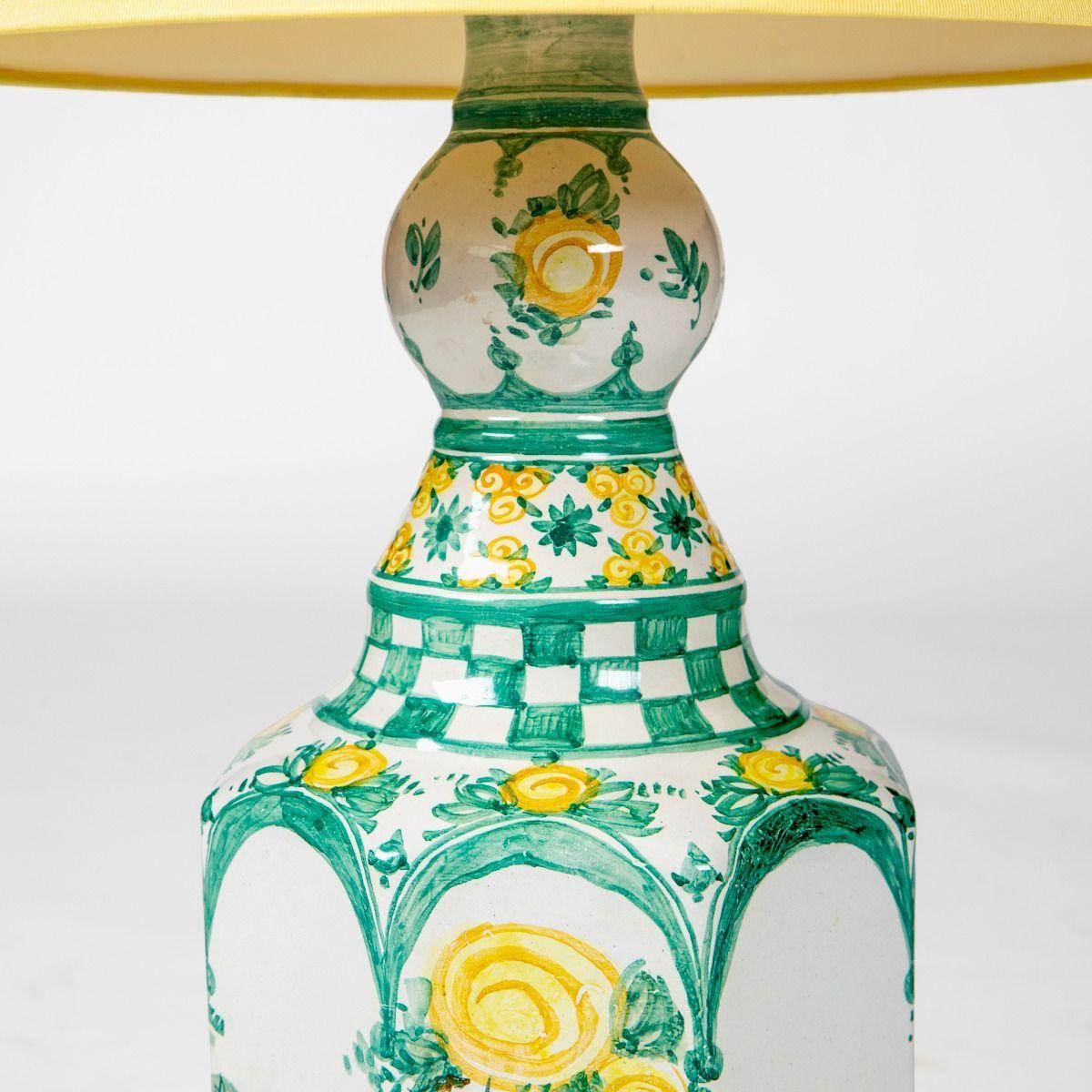 Large, Distinctive Decorative Table Lamp In Glazed Ceramic by Bjørn Wiinblad For Sale 1