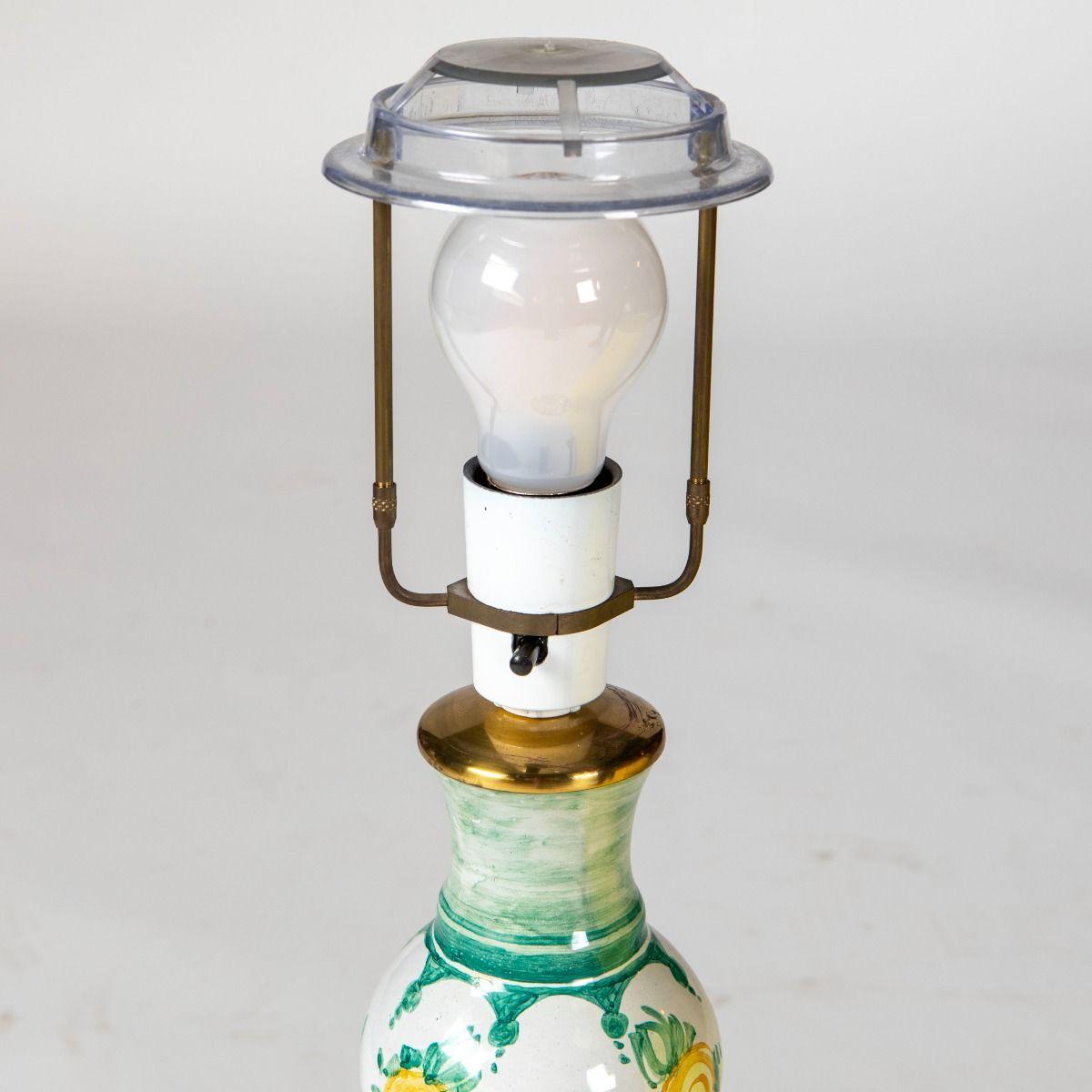 Large, Distinctive Decorative Table Lamp In Glazed Ceramic by Bjørn Wiinblad For Sale 3