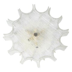 Gran empotrable de cristal Dodegon de Kaiser, Alemania, años 60