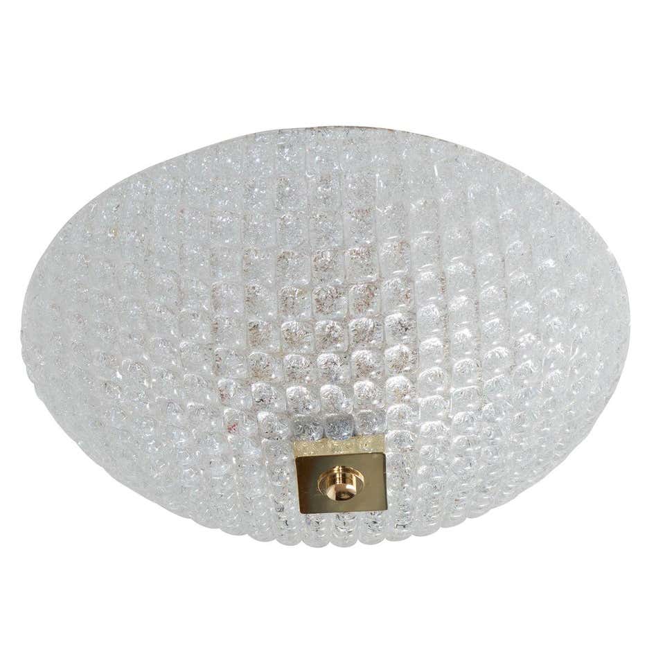Large Capiz Shell Dome Flush Mount at 1stDibs