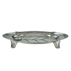 Large Dominick and Haff Sterling Silver Footed Meat Platter