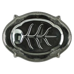 Large Dominick and Haff Sterling Silver Footed Meat Platter