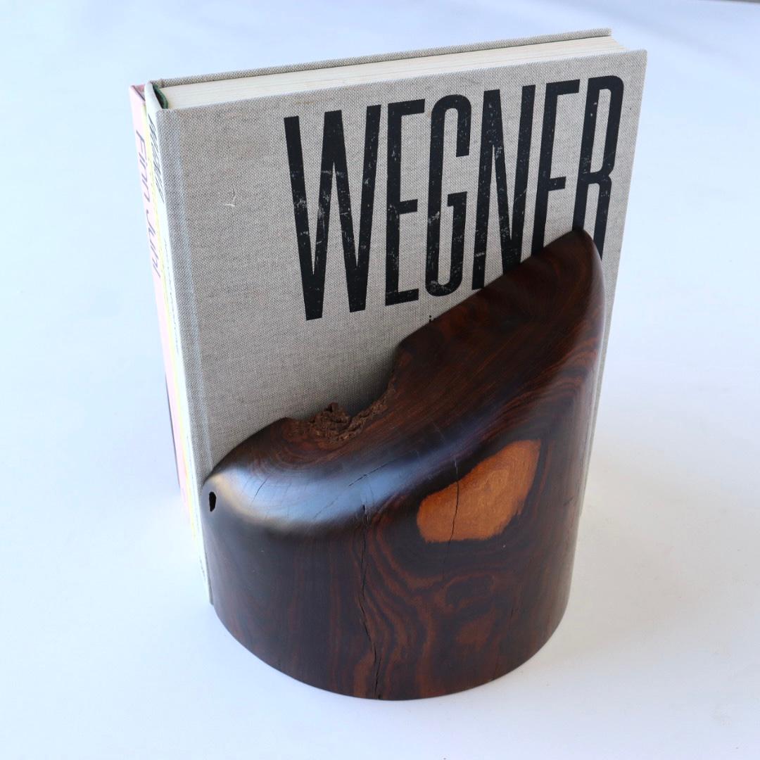 Large Don Shoemaker for Señal Bookends in Solid Cocobolo 6