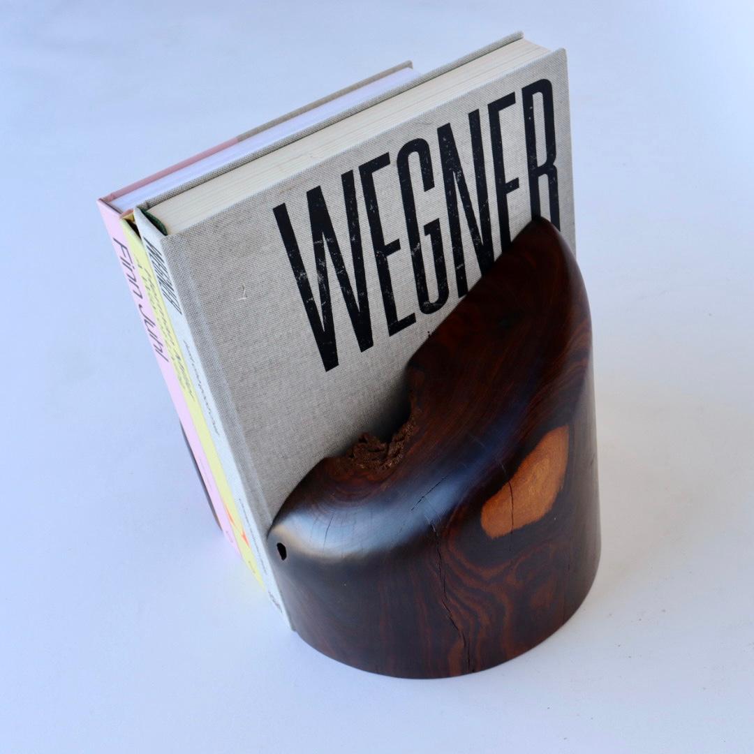 Large Don Shoemaker for Señal Bookends in Solid Cocobolo 7