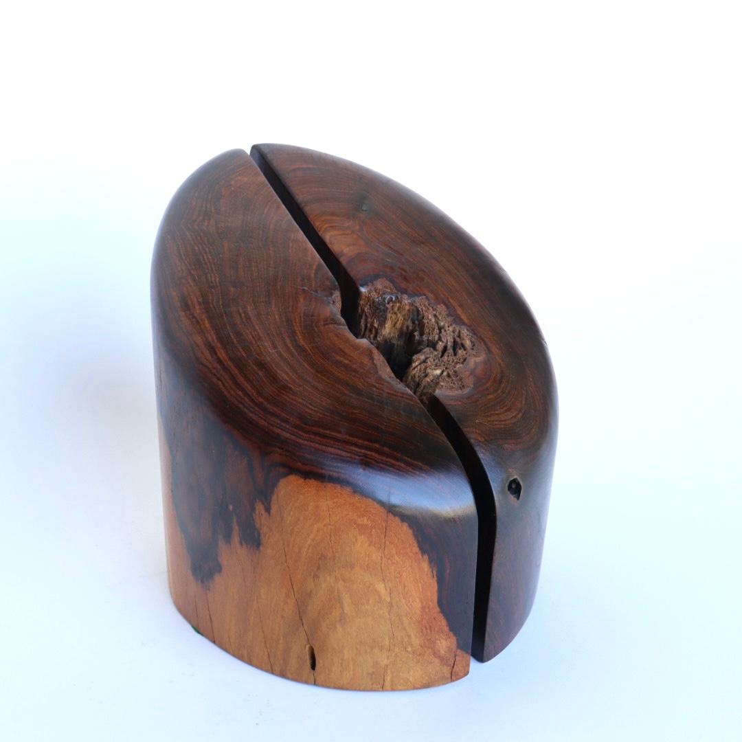 Mexican Large Don Shoemaker for Señal Bookends in Solid Cocobolo