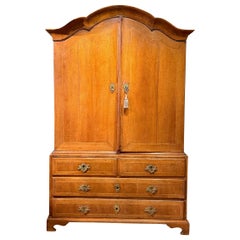 Large Double-bodied Dresser In Light Oak Regional Work Louis XV Style, 19th