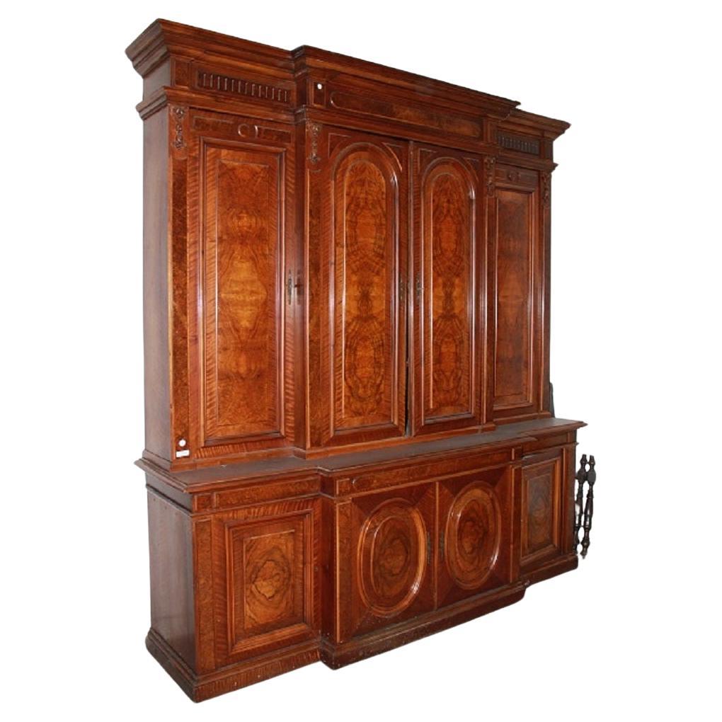 Large double-body French sideboard in the Louis Philippe style from the first ha