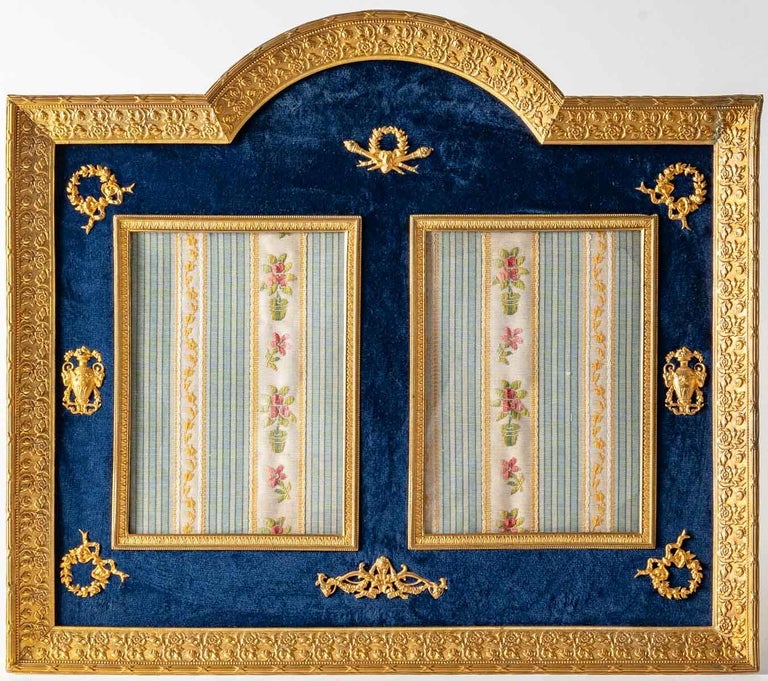 Large Double Photo Frame, Napoleon III Period In Good Condition For Sale In Saint-Ouen, FR