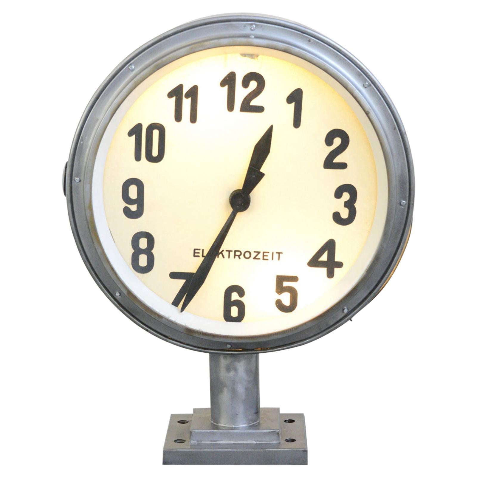 Simplex DoubleSided Clocks at 1stdibs