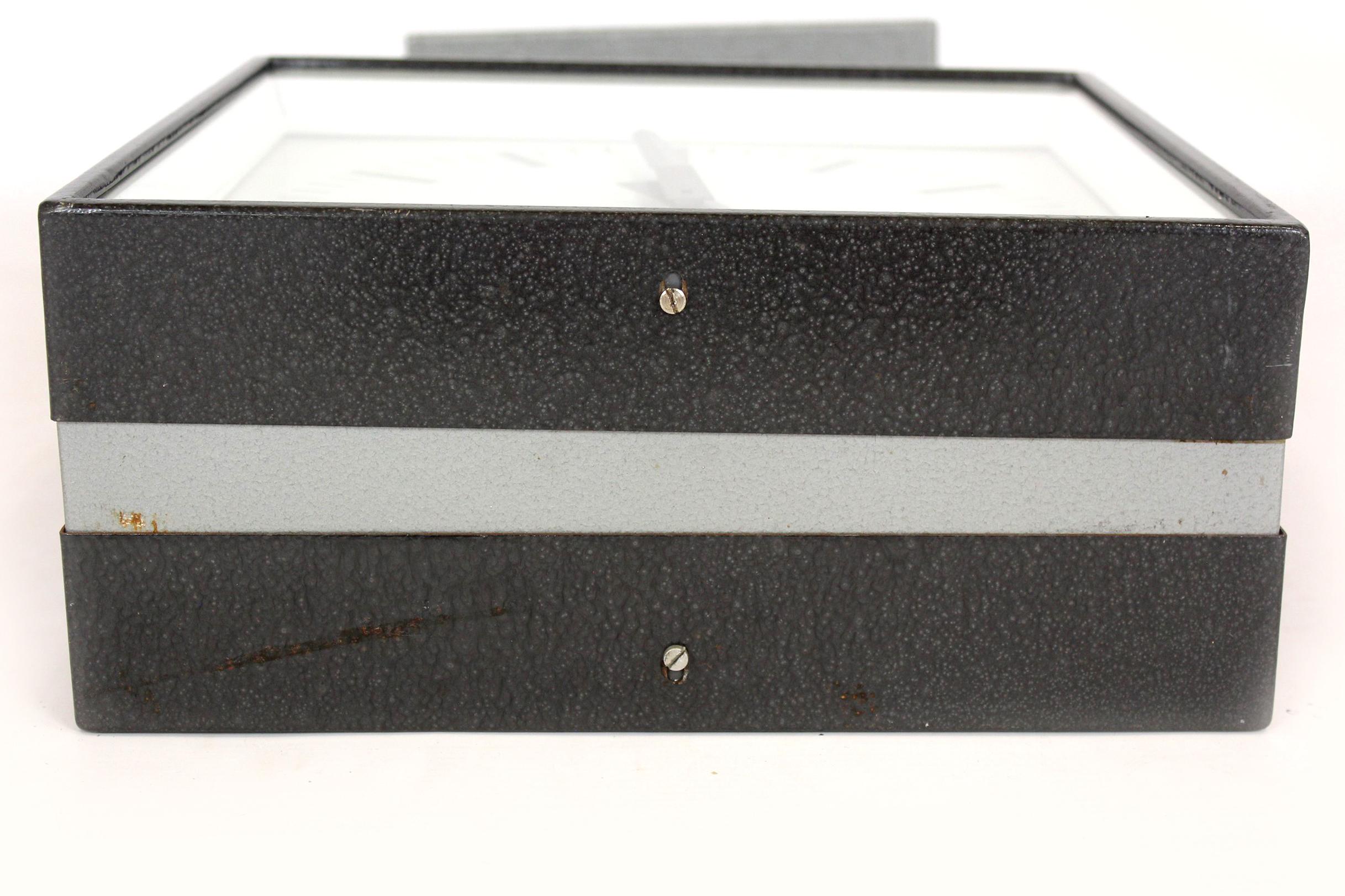 Large Double-Sided Railway Clock from Pragotron, 1980s For Sale 10