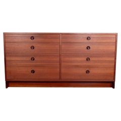 Large double teak chest of drawers (8 drawers) by Børge Mogensen/Karl Anderson.