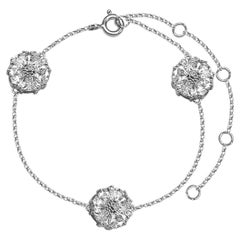 Large Doublesided Blossom Chain Anklet