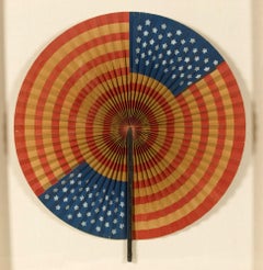 Large Dramatic Circular Fan, ca 1917-1918
