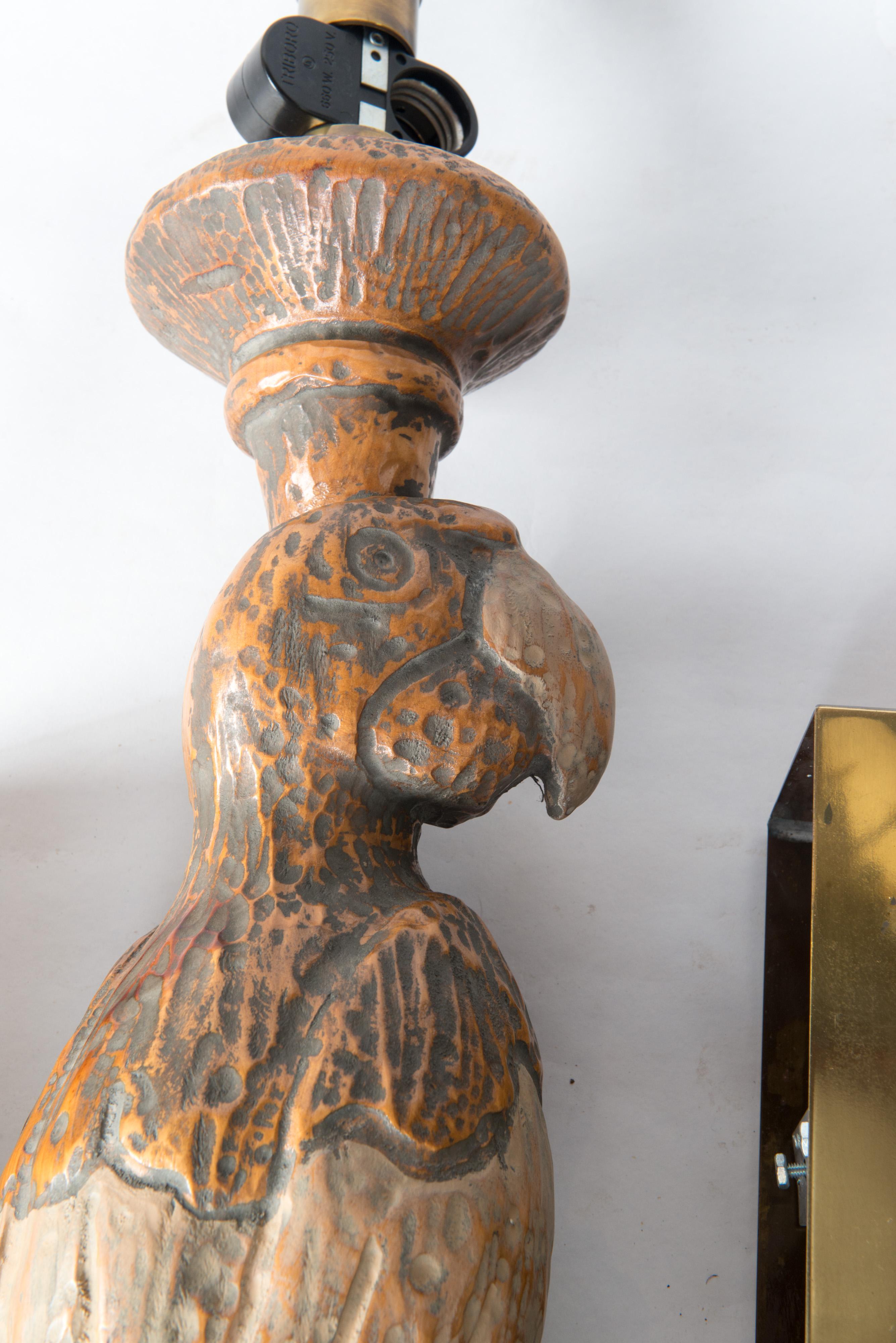 Large Dramatic Parrot Sconces For Sale 2