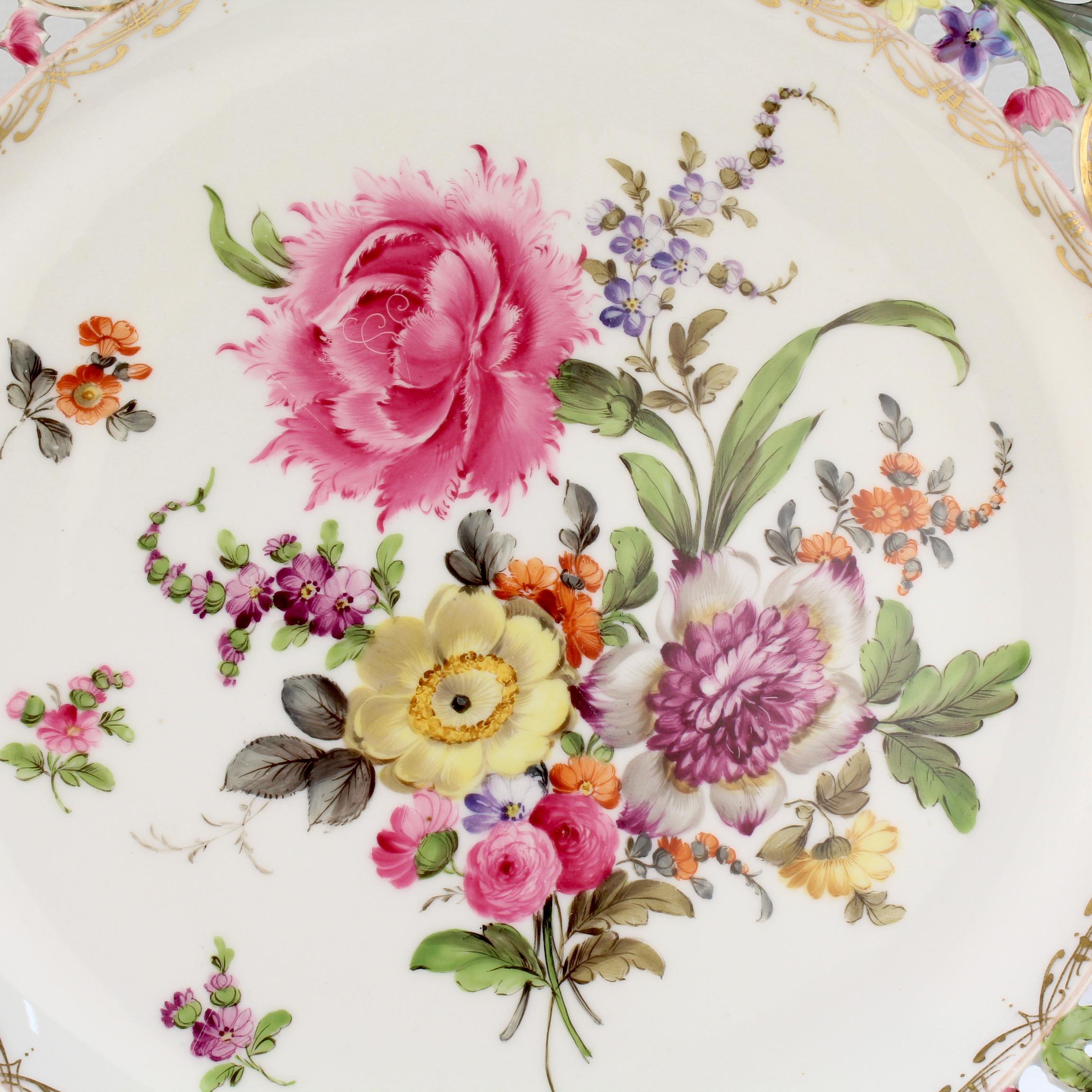 dresden porcelain plates