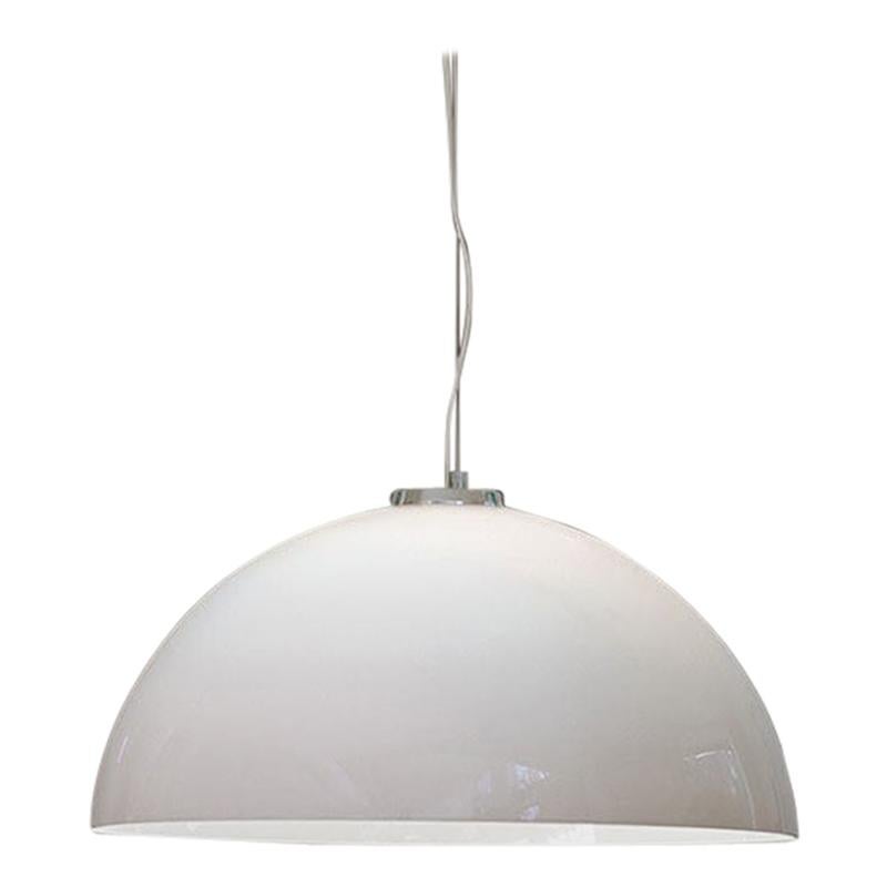 Lampe à suspension SP G de grande taille en blanc par Vistosi