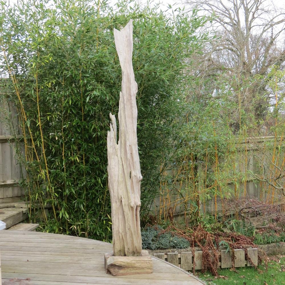 Grande sculpture brutaliste en bois flotté en vente 10