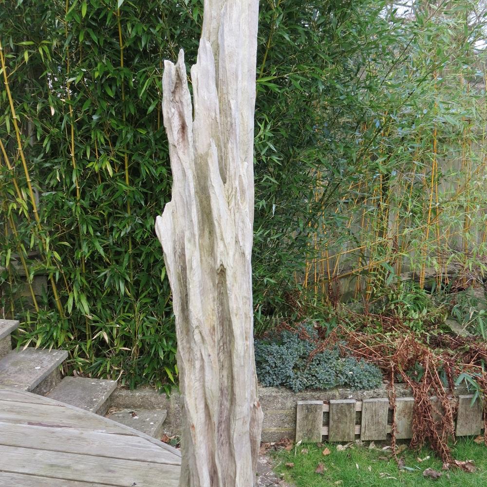 Large Drift Timber Wooden Brutalist Sculpture For Sale 1