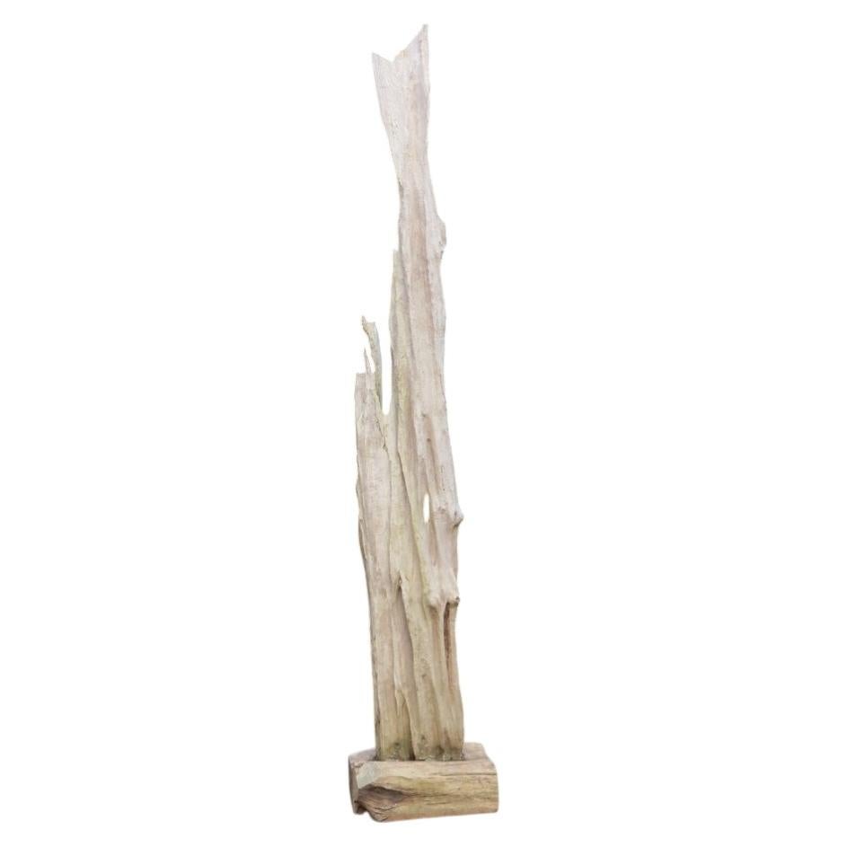 Large Drift Timber Wooden Brutalist Sculpture