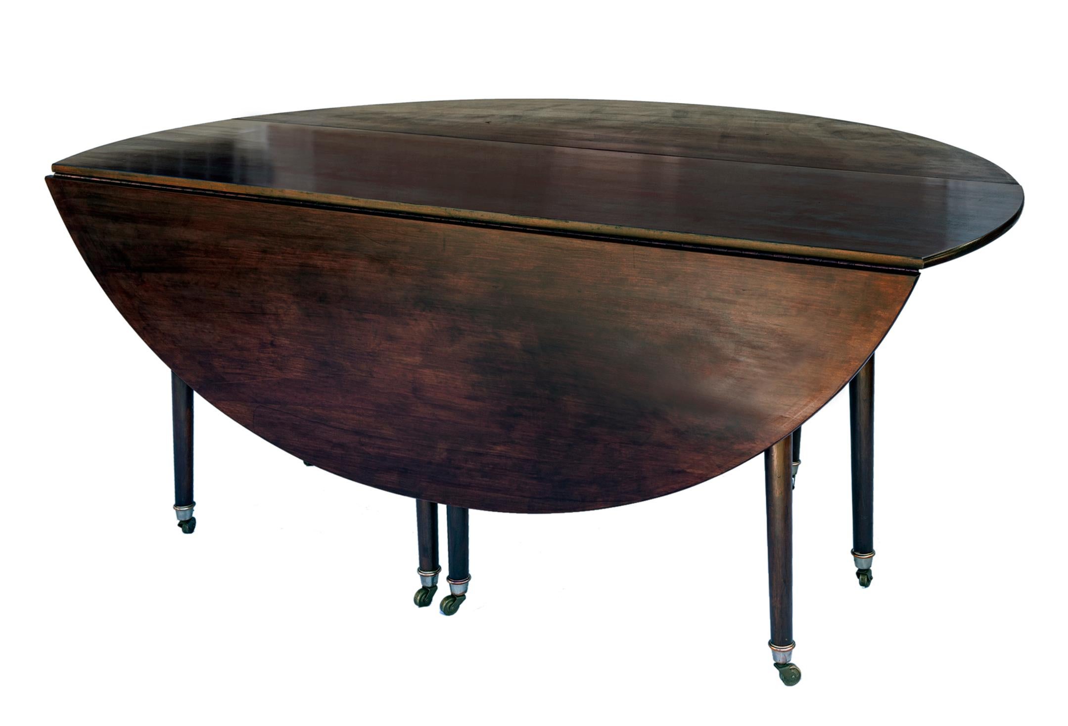 Large Drop Leaf Cherry Dining Table For Sale at 1stDibs | large drop leaf dining table