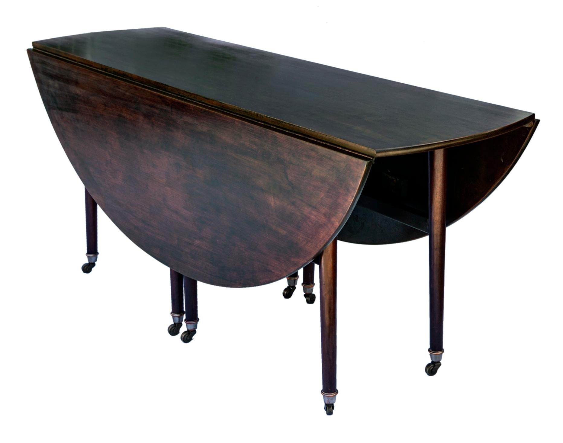 Large Drop Leaf Cherry Dining Table For Sale at 1stDibs | large drop leaf dining table