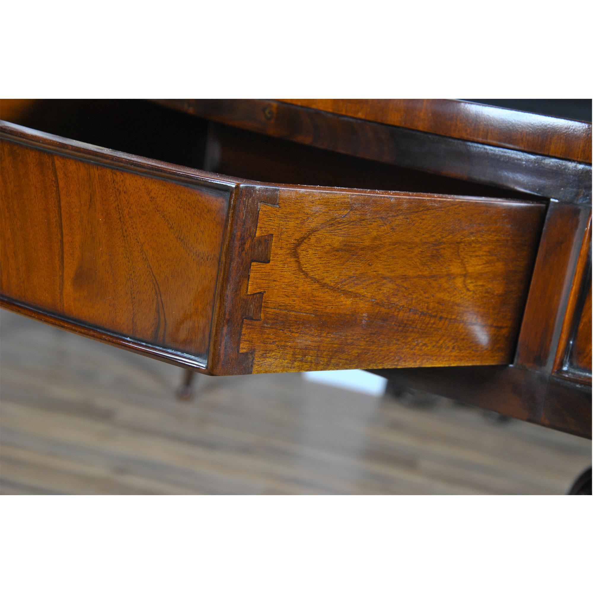 Mahogany Large Drum Table For Sale