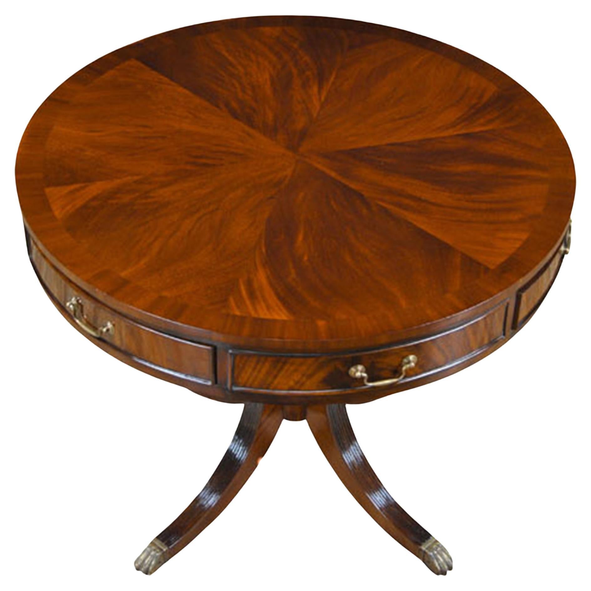 Large Drum Table For Sale at 1stDibs