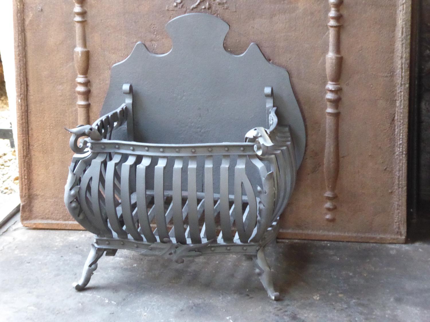 large fireplace grate