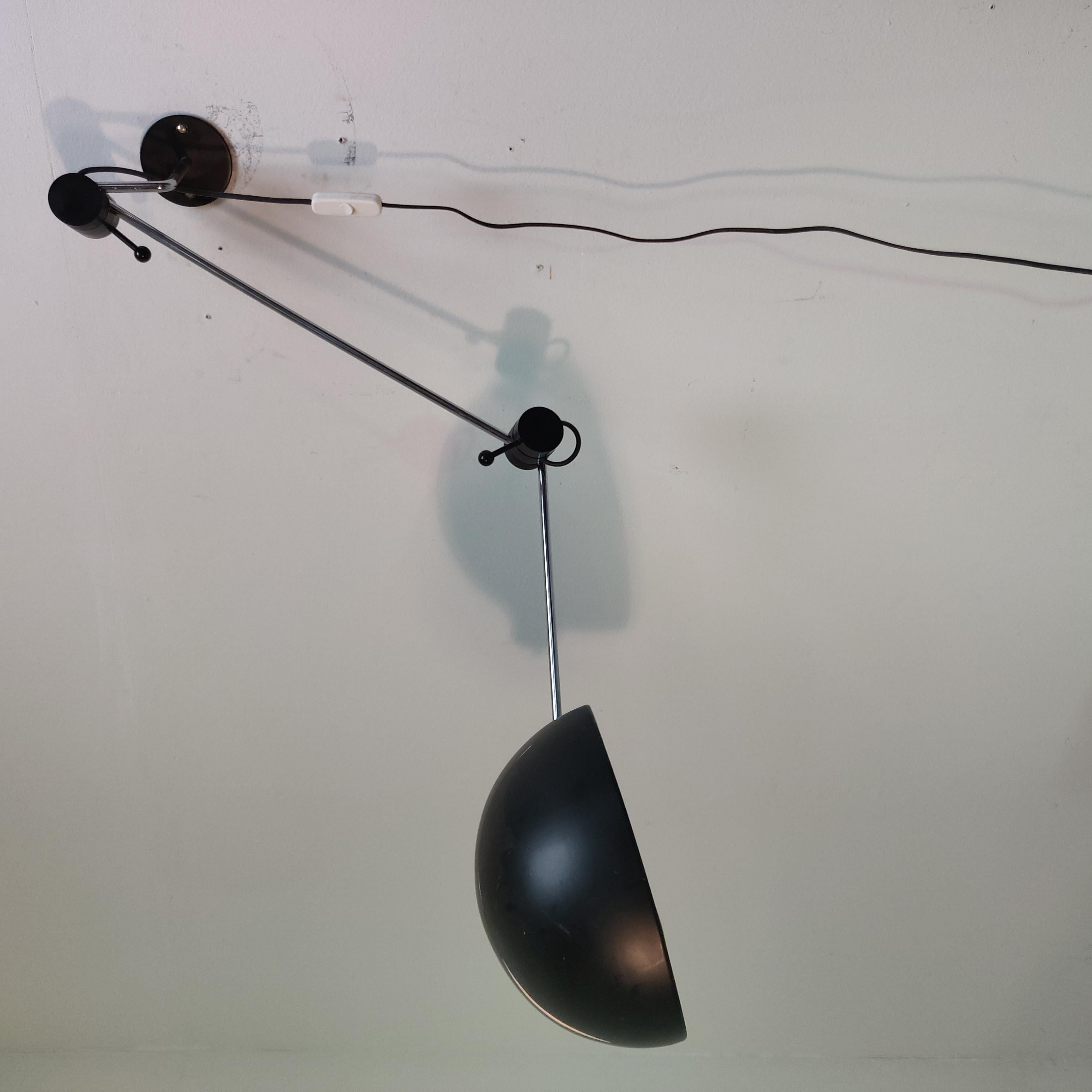 Large Dutch 'Bis Lighting' Wall Lamp, 1970s For Sale 5