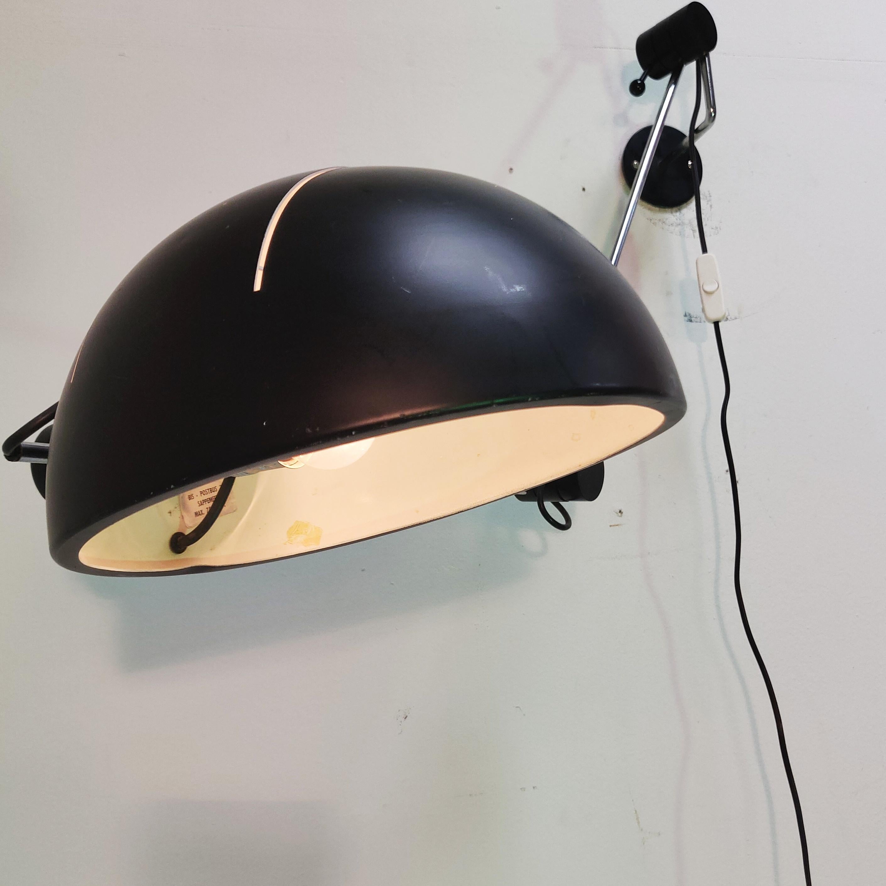 Large Dutch 'Bis Lighting' Wall Lamp, 1970s For Sale 2