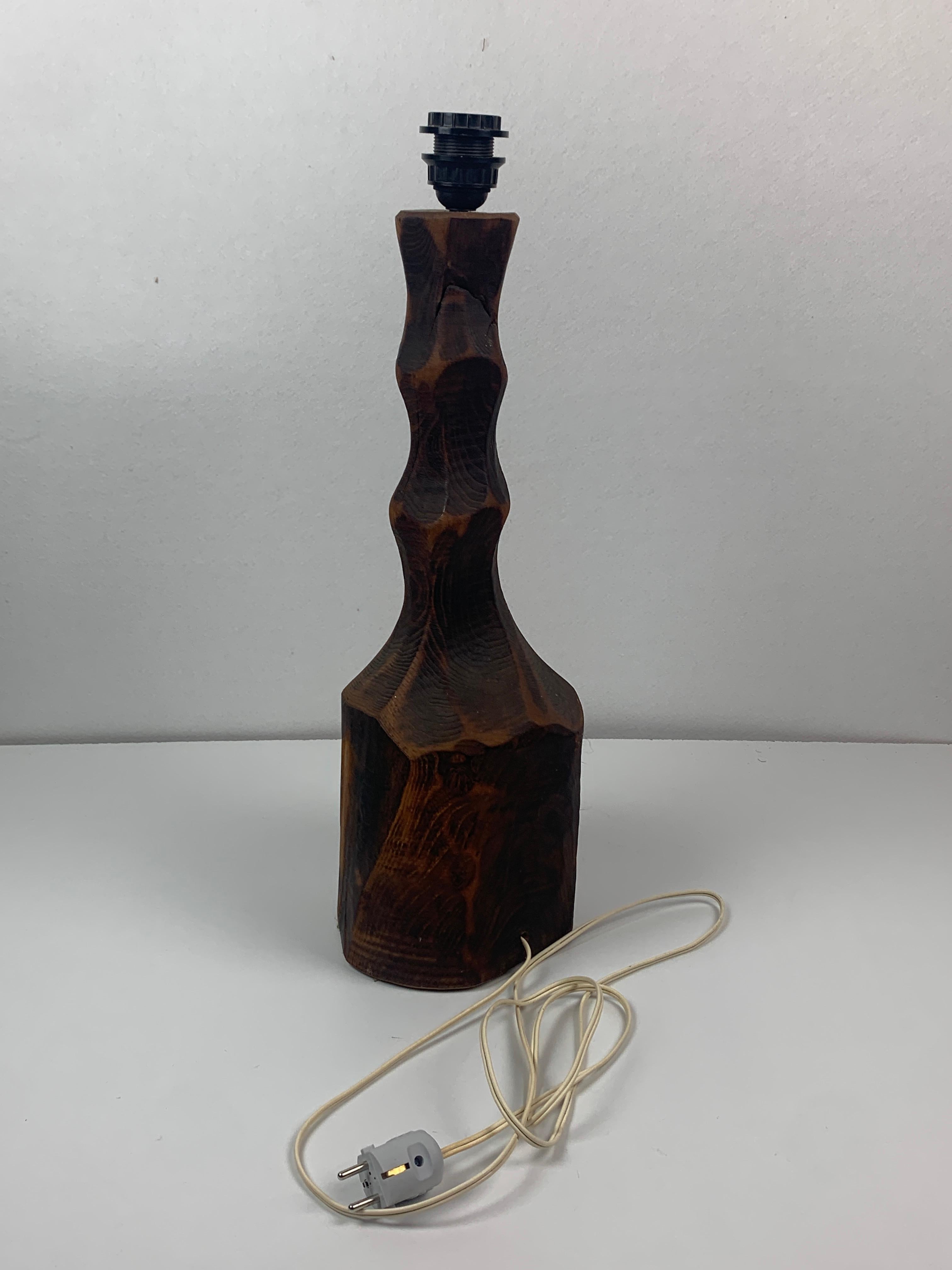 Large Dutch Brutalist Table Lamp with Sisal Shade, 1960s 6