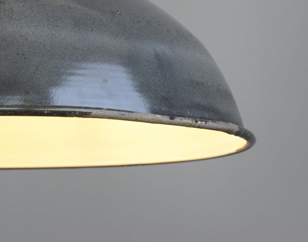 Large Dutch Industrial Lights by Phillips, circa 1950s 2