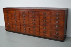Large Dutch Oak Apothecary / Filing Cabinet or Sideboard, 1930s